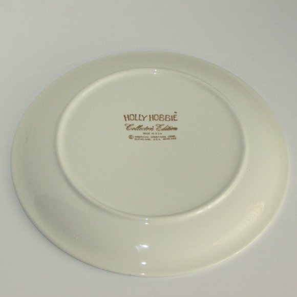 Holly Hobbie 1972 Vintage Collector Plate 10 1/4" Seventies Great Gift - Picture 3 of 4